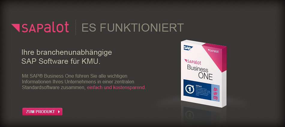 SAP Business One - Ihre branchenunabhängige SAP Software für KMU